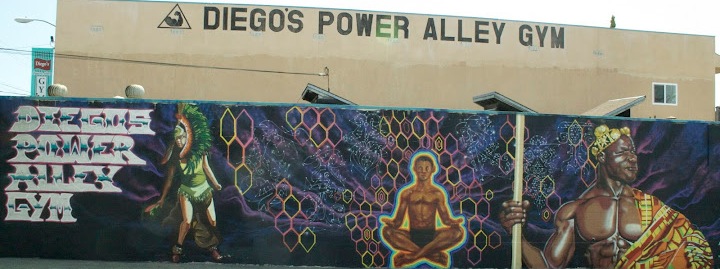 Diego's Power Alley Gym promotes a healthy mind, body, and spirit.