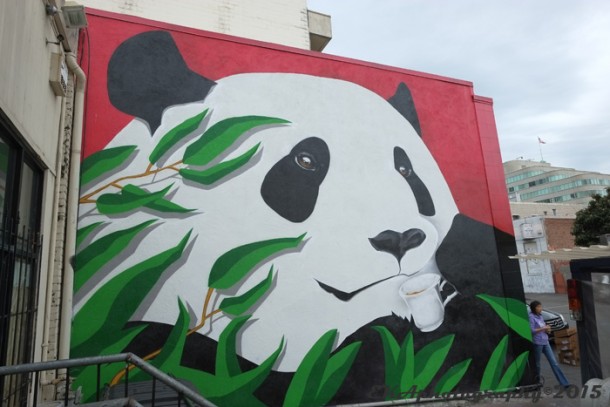 Murals in Chinatowen have beautified the neighborhood and substantially reduced tagging. 